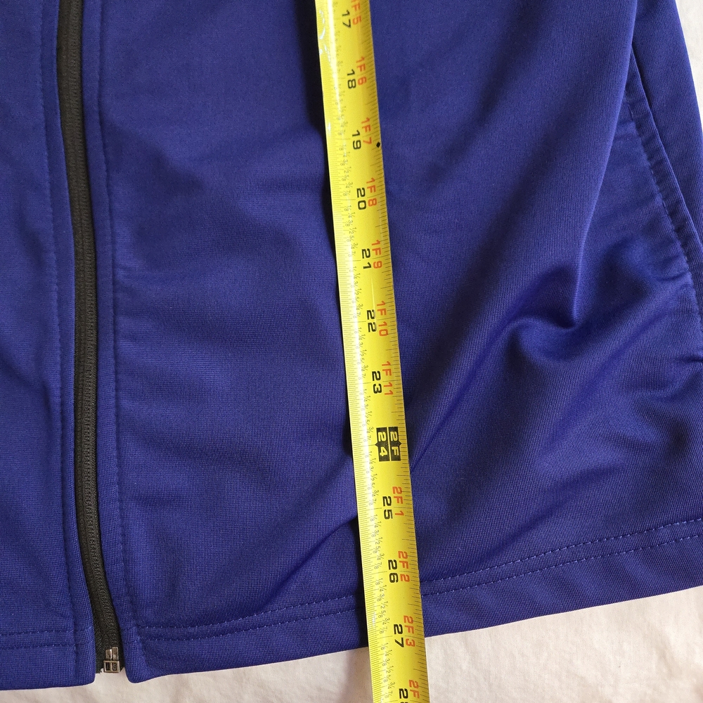 AND1 Men's Blue and Gray Colorblock Full-Zip Track Jacket - Picture 7 of 12
